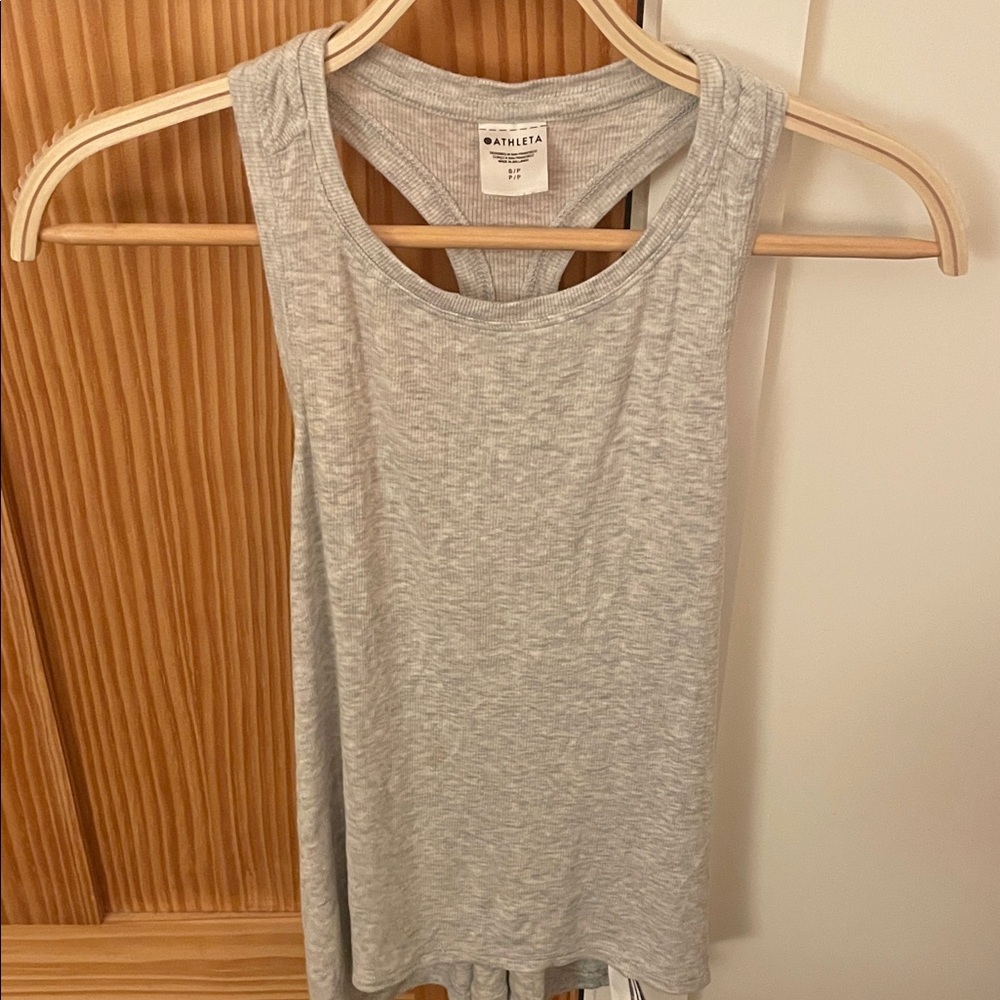 Athleta Racer back ribbed tank